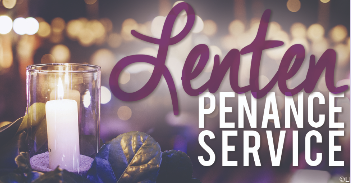 Lenten Penance Service this Wednesday!